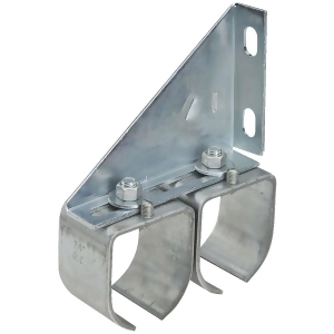 National Mfg. Galvanized Round Rail Bracket N193912 - All