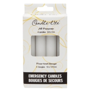 Candle-lite 4 Pack Emergency Candle 3745595 Pack of 12 - All