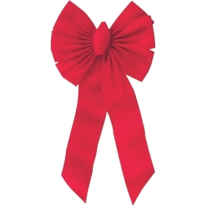 Holiday Trim 14x28 7lp Red Vlvt Bow 7355Doz Pack of 12 - All