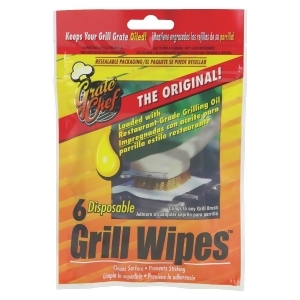 Grate Chef 6 Pack Grill Wipes 101-1200 Pack of 12 - All