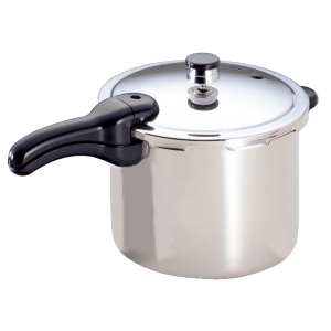 National Presto 6 Quart Stainless Steel Pressure Cooker 01362 - All