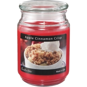 Candle-lite Apple Crisp Jar Candle 3297021 Pack of 4 - All