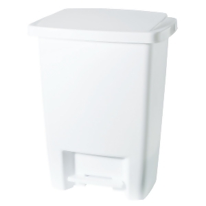 Rubbermaid 33 Quart White Wastebasket Fg284187wht - All