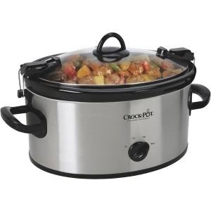 Jarden Consumer Solutions Stainless Steel 6 Quart Oval Slow Cooker Sccpvl600-s - All