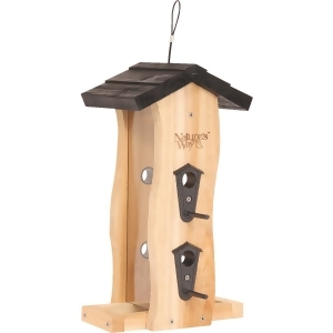 Nature's Way Bird Products Llc Cedar Vert Wave Feeder Cwf5 - All