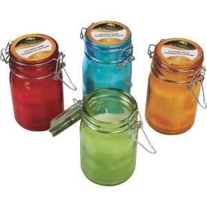 Jay Trends Mason Jar Glass Candle 0685 Pack of 12 - All