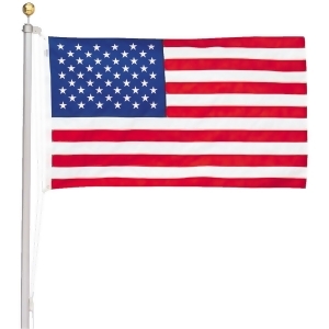 Valley Forge 20' Aluminum Flag Pole Kit Afp20f - All