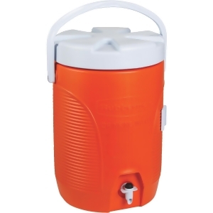 Rubbermaid 3 Gallon Orange Water Cooler 168301-11 - All