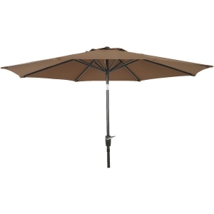 Sim Supply Inc. 9' Brown Aluminum Umbrella Tjau-004a-270-brn - All
