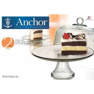Anchor Hocking Monaco Dome Cake Set 86031L6 - All