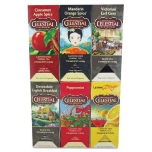 Tea Six Assorted Flavors 25 Bags/Box 150/Carton 49683 - All