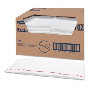 X50 Foodservice Towels 1/4 Fold 23 1/2 x 12 1/2 White 200/Carton 06053 - All
