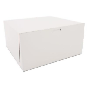 Tuck-top Bakery Boxes White Paperboard 12 x 12 x 6 0989 - All