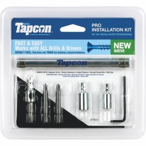 Itw Brands Tapcon Pro Install Kit 79012 - All