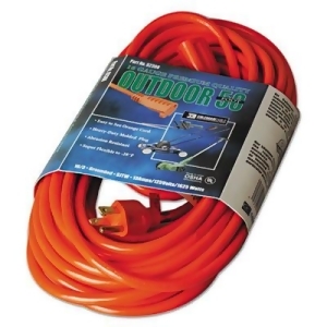 Vinyl Outdoor Extension Cord 50ft 13 Amp Orange 02308 - All