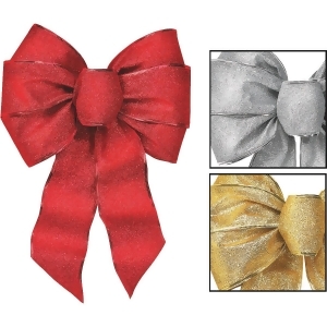 Holiday Trim Glitter Holiday Bow 6166 Pack of 12 - All