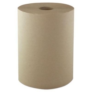 Hardwound Roll Towels 1-Ply 10 x 800 ft Kraft 6/Ct R106 - All
