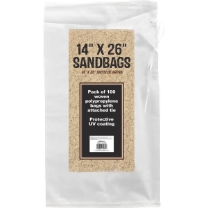 Sim Supply Inc. 100 Pack 14x26 Sandbags Et2017ypp0130 - All