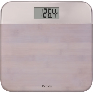Taylor Precision Dig Bamboo Bath Scale 86634242Nb - All