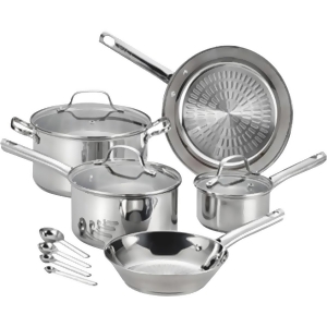 T-fal/wearever 12pc Stainless Steel Cookware Set E760sc64 - All