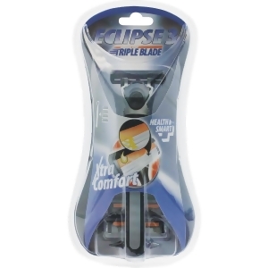 International Wholesale 4 Pack Mens 3 Blade Razor Hs-01235 Pack of 24 - All