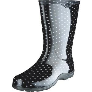 Principle Plastics Sz 8 Black Polka Dot Boot 5013Bp08 - All