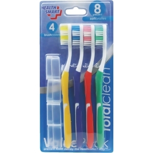 International Wholesale 8pc Soft Toothbrush Hs-01123 Pack of 36 - All