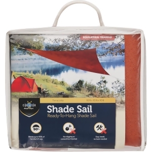 Gale Pacific Coolaro 10' Teracotta Shade Sail 450793 - All