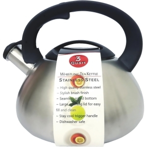 F N T Inc. 3 Quart Whistling Tea Kettle 50408 - All