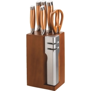 F N T Inc. 7pc Stainless Steel Knife Set 98831 - All