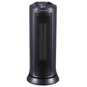 Mini Tower Ceramic Heater 7 3/8 w x 7 3/8 d x 17 3/8 h Black Hect17 - All