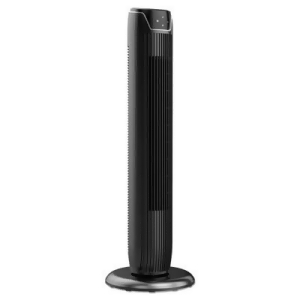 36 3-Speed Oscillating Tower Fan with Remote Control Plastic Black Fan363 - All