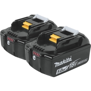Makita 2 Pack 18v Lxt 5ah Battery Bl1850b-2 - All