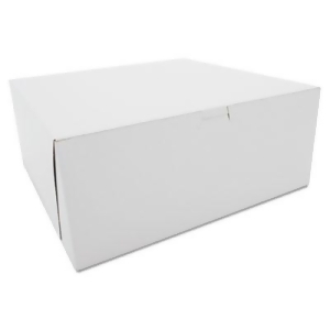 Tuck-top Bakery Boxes Paperboard White 12 x 12 x 5 0987 - All