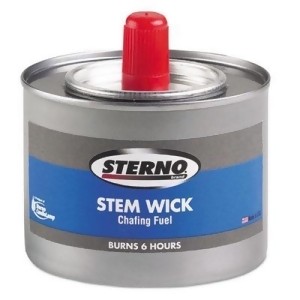 Chafing Fuel Can With Stem Wick Methanol 1.89g Six-Hour Burn 24/Carton 10102 - All