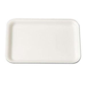 Supermarket Tray Foam White 8-1/4x5-3/4 125/Bag 2Wh - All