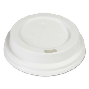 Hot Cup Lids Fits 8 oz Hot Cups White 1000/Carton Hotwh8 - All