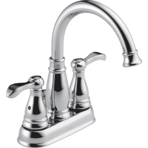 Delta Faucet Two Handle Chrome Lavatory Faucet with Popup 25984Lf-eco - All