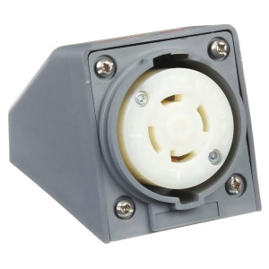 Hubbell Wiring Device-kellems Angle Locking Receptacle Hbl2710ar - All
