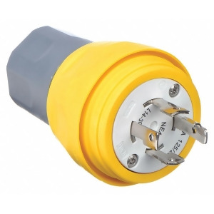 Hubbell Wiring Device-kellems Watertight Locking Plug Hbl28w74 - All