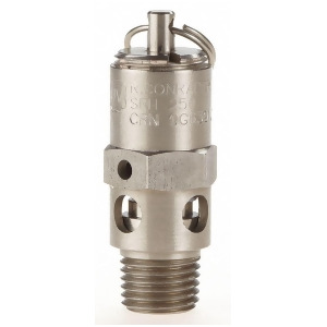 Conrader Stainless Steel Air Safety Valve with Hard Seat Valve Type - All