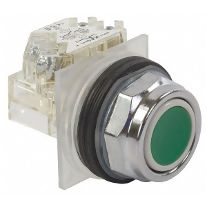 Schneider Electric Non-Illuminated Push Button 30mm Green Metal 9001Kr1gh6 - All