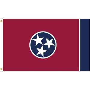 Nylglo Tennessee State Flag 4 ft.H x 6 ft.W Indoor Outdoor Nylon 145170 - All