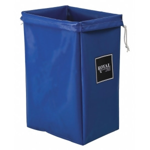 Royal Basket Truck Vinyl Open Top Hamper Bag 16 L X 15 W Blue G00-bbx-hbn - All