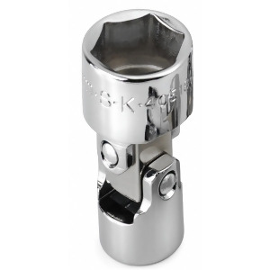 13Mm Alloy Steel Flex Socket with 1/4 Drive Size and Chrome Finish - All