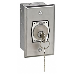 American Garage Door Keyswitch Ss 2 Buttons Nema 1 Hbf-1 - All