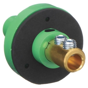Hubbell 3R 4X 12 Taper Nose Receptacle Female Green Hbl15frgn - All