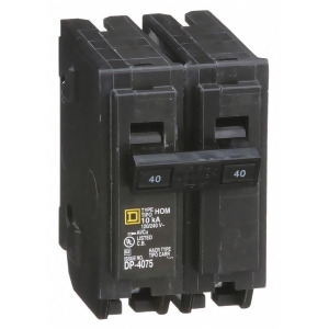 Plug In Circuit Breaker Hom Number of Poles 2 40 Amps 120/240Vac Standard - All