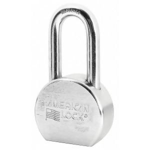 American Lock Alike-Keyed Padlock Open Shackle Type 2 Shackle Height Silver - All