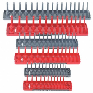 Hansen Red/Gray Socket Tray Abs Plastic 20-1/2 Length 8 Width 92000 - All